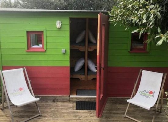 chambre enfant 4 lits roulotte atypique île d'Oléron